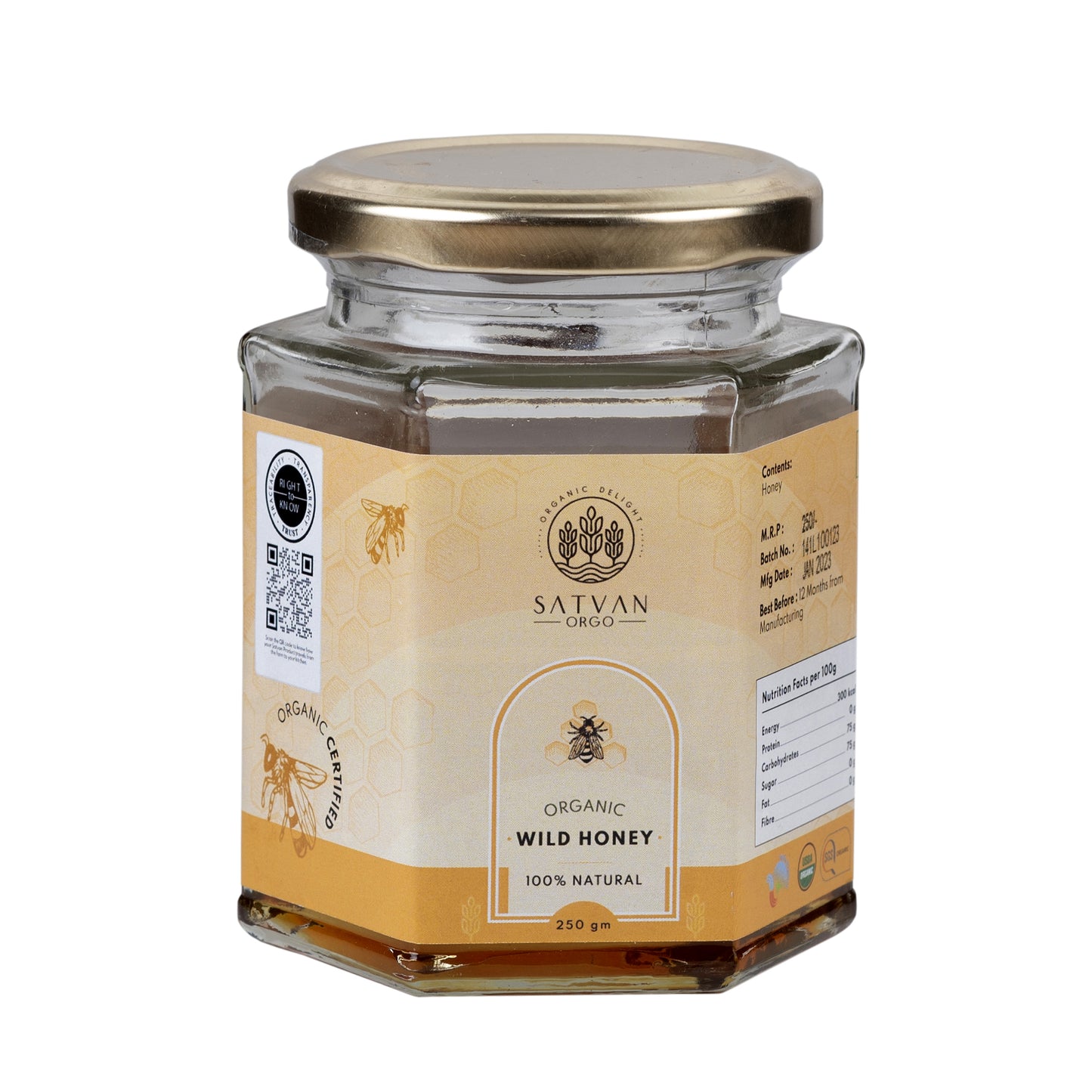 Honey and Spice South Indian Forests Wild Honey Single Origin Unblended  from the Deep Forest No Sugar
